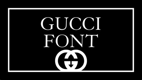 gucci double g font|Gucci granjon font.